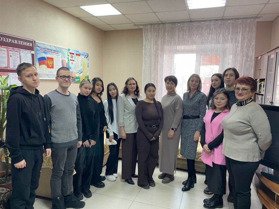 Экскурсия студентов в ГБУ РХ "КЦСОН" "Забота"